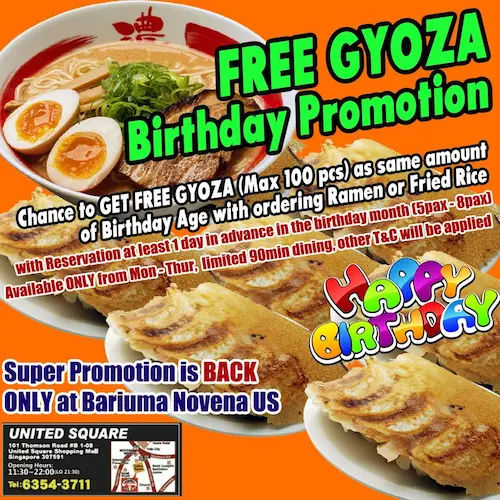 30 Best Birthday Deals Singapore [2025] FunEmpire
